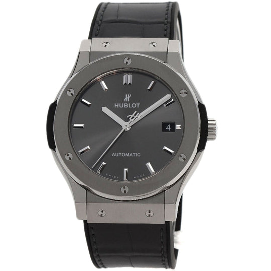 HUBLOT Watches Mechanical Automatic 511.NX.7071.LR Titanium, Rubber Silver Classic Fusion Racing Gray Unused gray dial mens Used Authentic