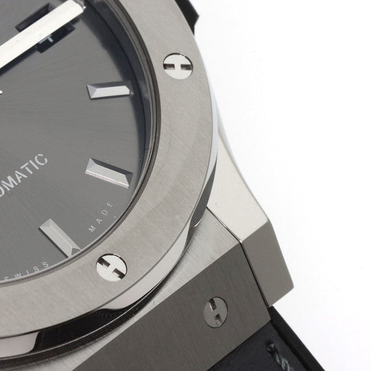 HUBLOT Watches Mechanical Automatic 511.NX.7071.LR Titanium, Rubber Silver Classic Fusion Racing Gray Unused gray dial mens Used Authentic