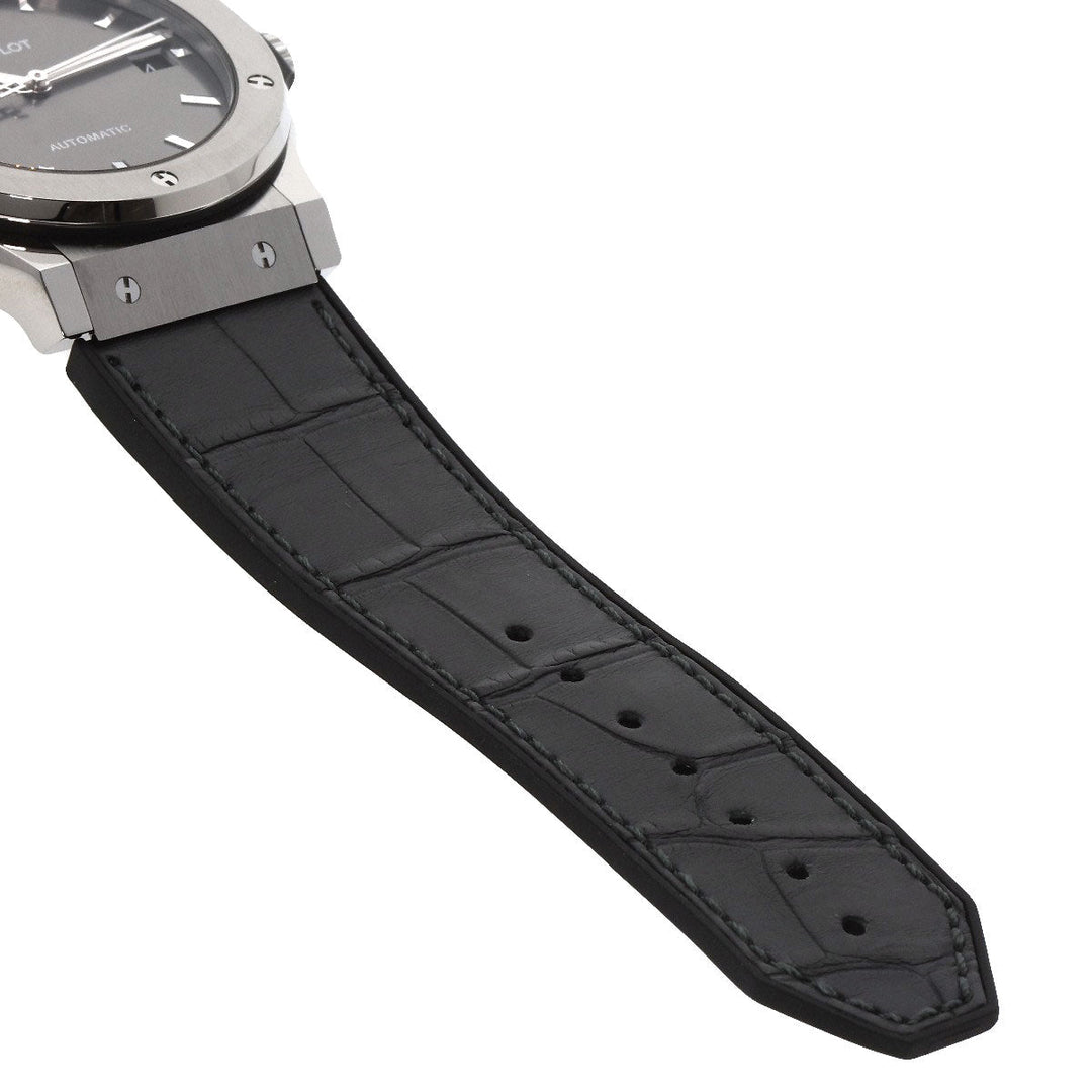HUBLOT Watches Mechanical Automatic 511.NX.7071.LR Titanium, Rubber Silver Classic Fusion Racing Gray Unused gray dial mens Used Authentic