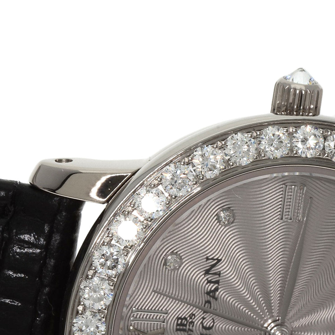 Blancpain Watches Mechanical Automatic B0096A 192GC K18WG , Leather , Diamond Silver Lady Bird Bezel Diamond Manufacturer Complete Silver dial Women Used Authentic