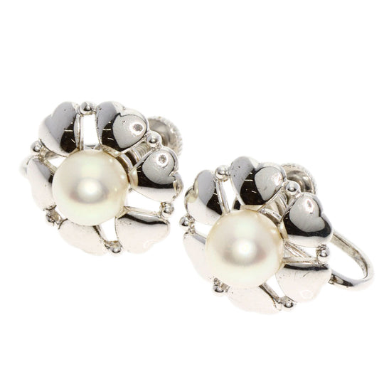 MIKIMOTO Earring SV Silver Pearl