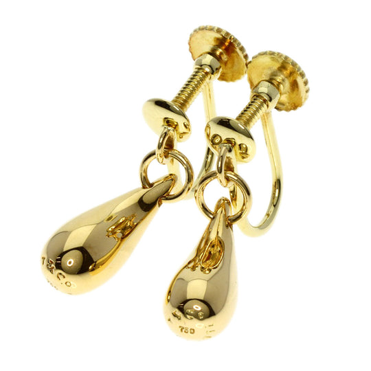 TIFFANY&Co. Earring 18K Yellow Gold gold teardrop Women Used Authentic