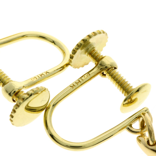 TIFFANY&Co. Earring 18K Yellow Gold gold teardrop Women Used Authentic
