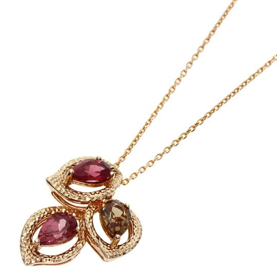 TASAKI Necklace 18K Pink Gold gold Garnet New Engraving
