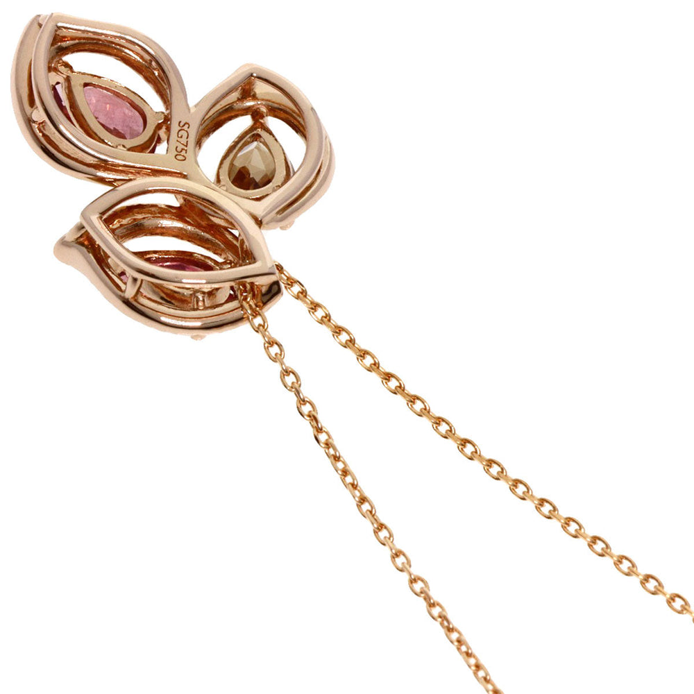 TASAKI Necklace 18K Pink Gold gold Garnet New Engraving