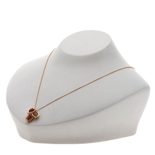 TASAKI Necklace 18K Pink Gold gold Garnet New Engraving