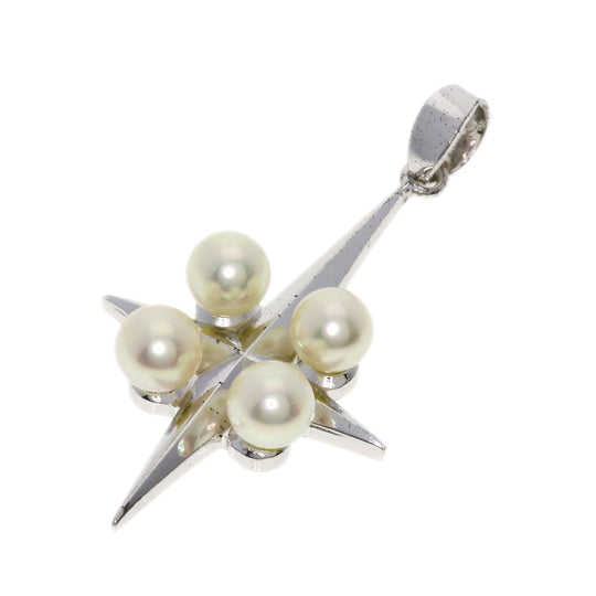 MIKIMOTO Pendant top SV Silver Baby pearl Pearl Women Used Authentic