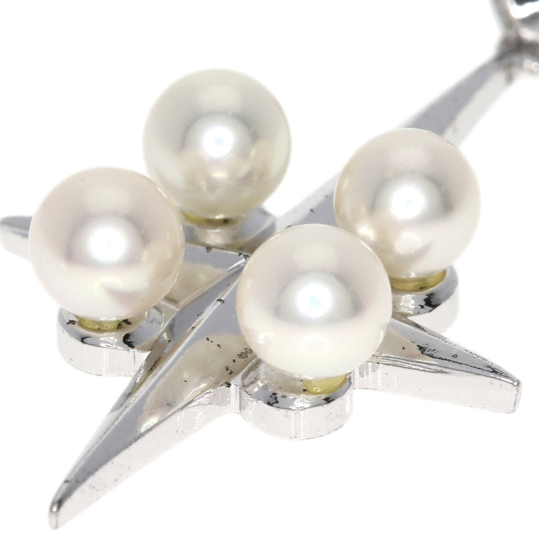 MIKIMOTO Pendant top SV Silver Baby pearl Pearl Women Used Authentic