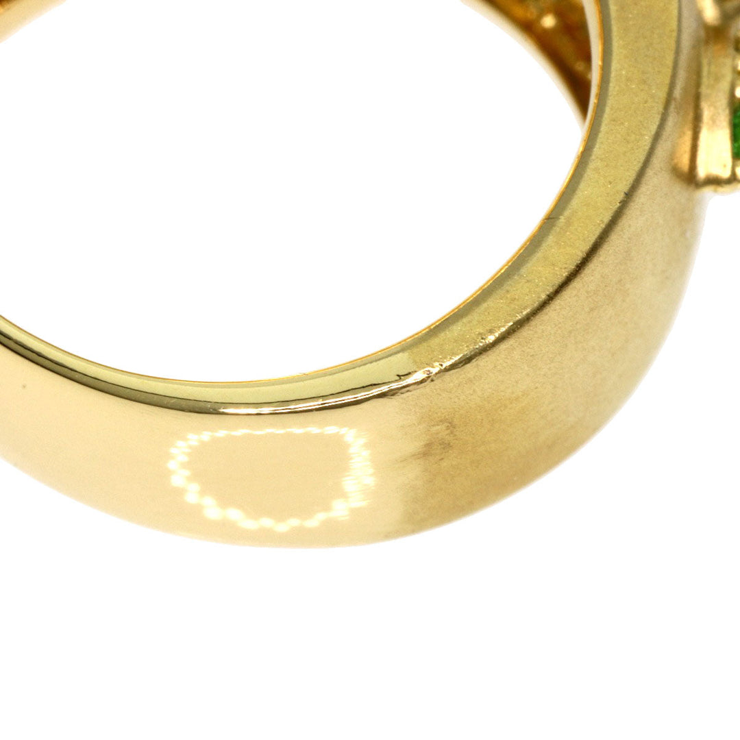 TASAKI Ring 18K Yellow Gold gold Golden Pearl Multicolor Diamond Women Used Authentic