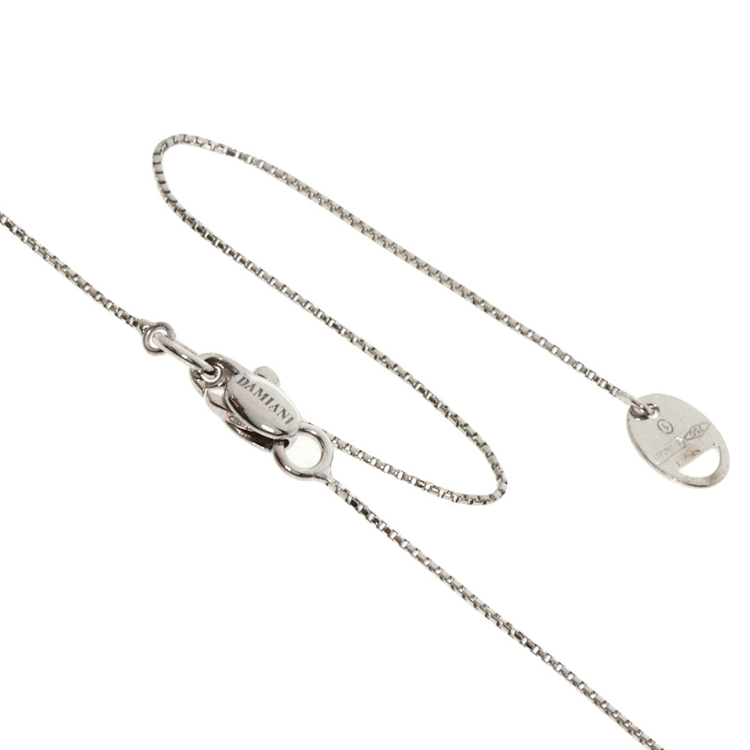 Damiani Necklace K18WG Silver Belle Epoque Sapphire Diamond