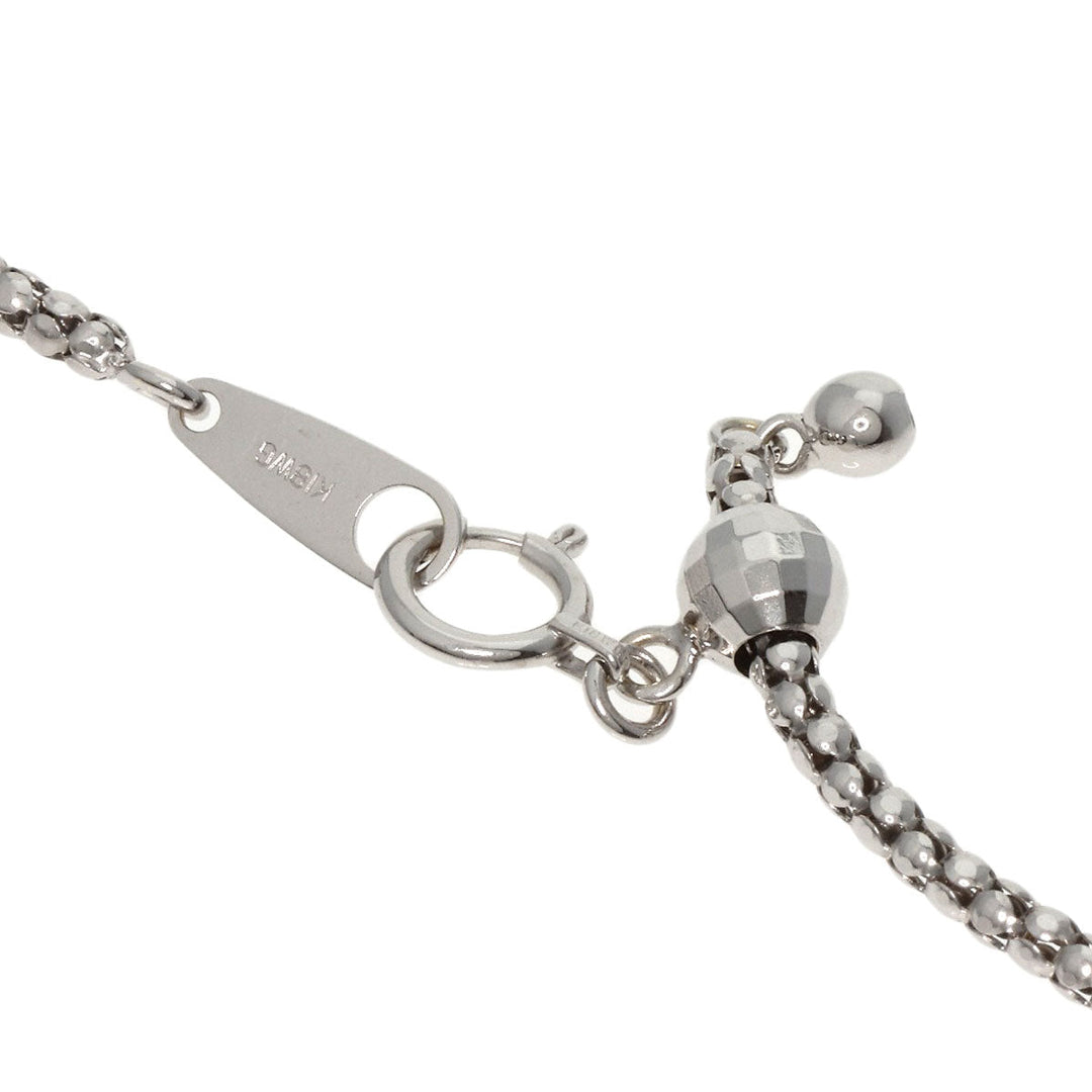 WALTHAM Necklace K18WG Silver Swing diamond