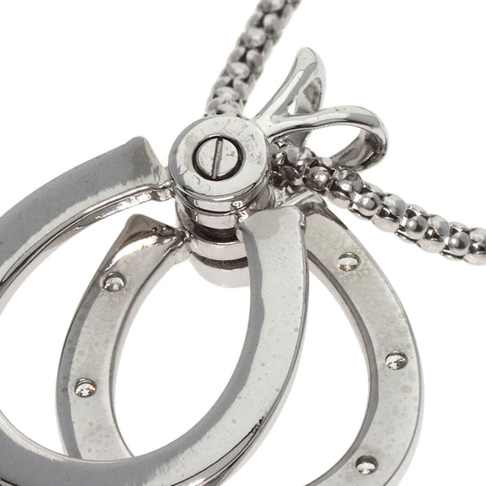 WALTHAM Necklace K18WG Silver Swing diamond
