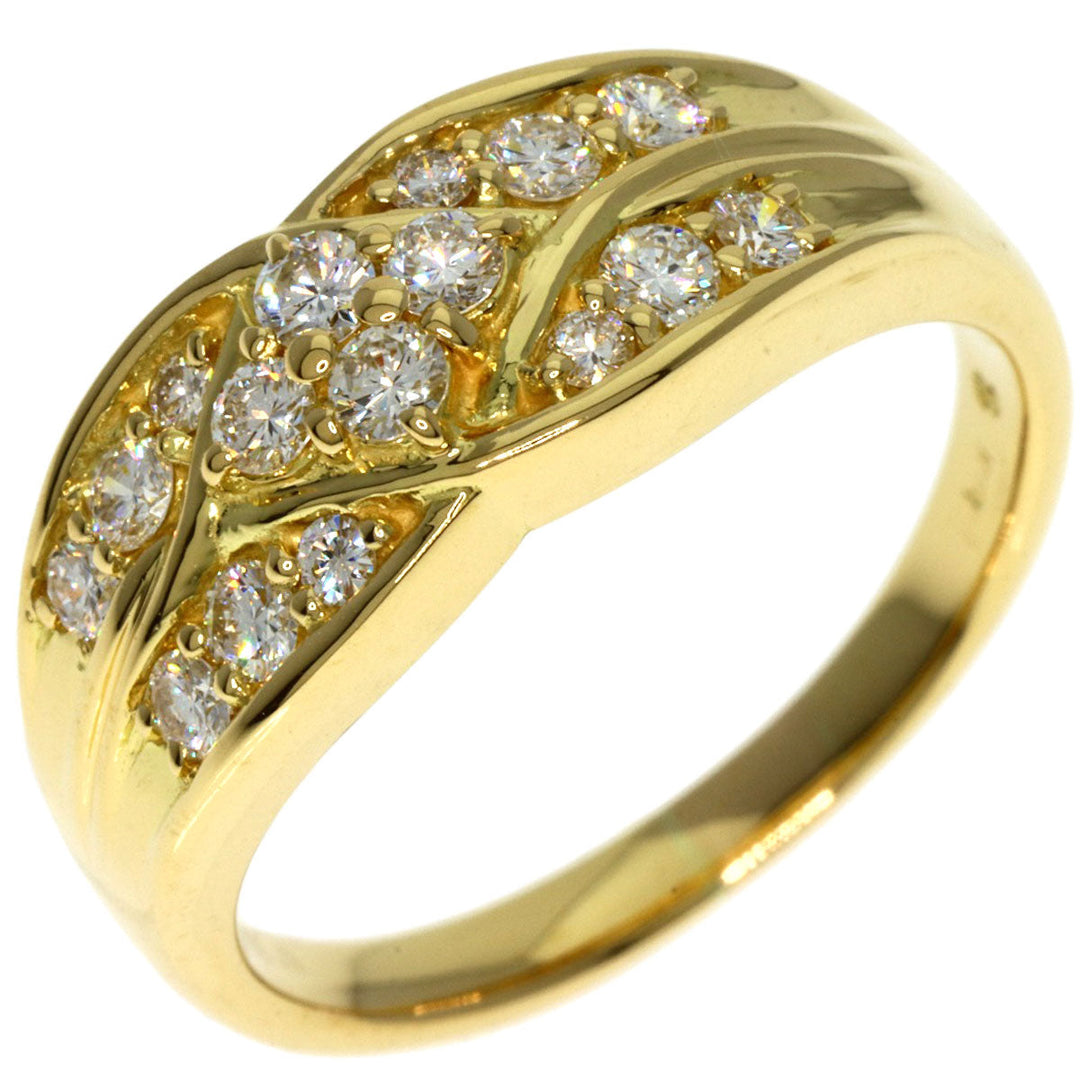 MONNICKENDAM Ring 18K Yellow Gold gold diamond Women Used Authentic