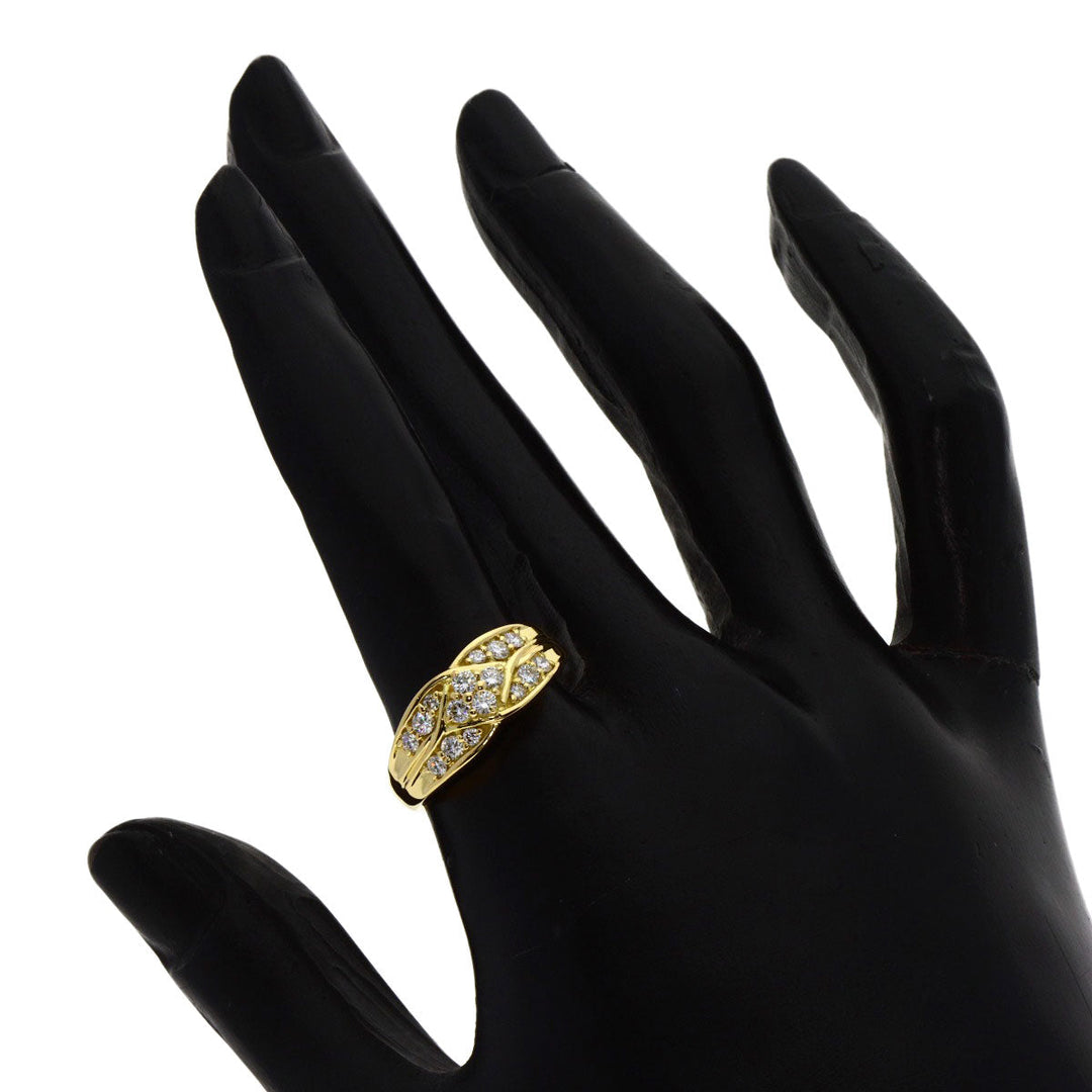 MONNICKENDAM Ring 18K Yellow Gold gold diamond Women Used Authentic