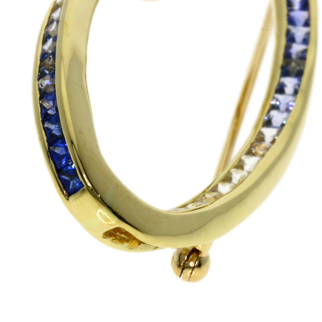 JUNE Brooch 18K Yellow Gold gold sapphire
