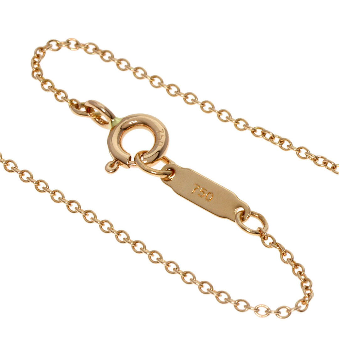 TIFFANY&Co. Necklace 18K Pink Gold gold Bow ribbon Women Used Authentic