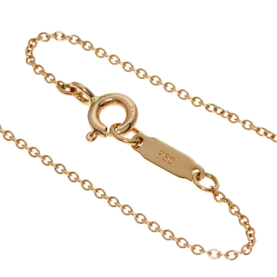 TIFFANY&Co. Necklace 18K Pink Gold gold Bow ribbon Women Used Authentic