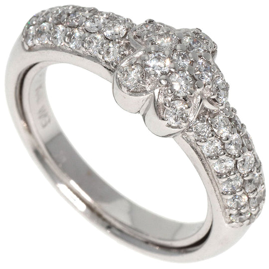 Ponte Vecchio Ring K18WG Silver Star motif Diamond