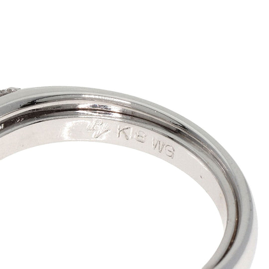 Ponte Vecchio Ring K18WG Silver Star motif Diamond