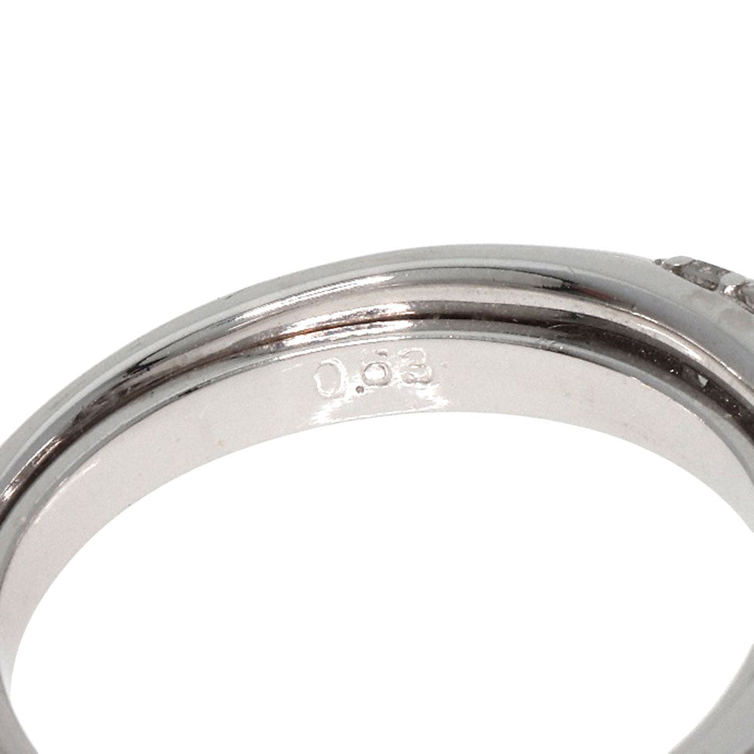 Ponte Vecchio Ring K18WG Silver Star motif Diamond