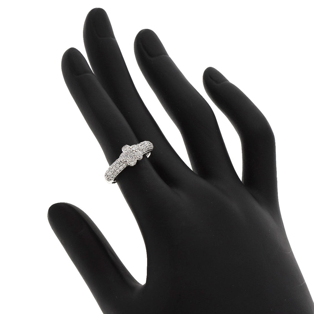 Ponte Vecchio Ring K18WG Silver Star motif Diamond