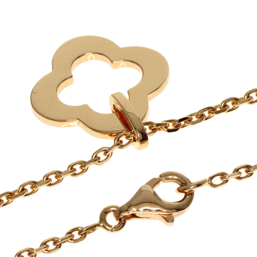 Van Cleef & Arpels Necklace 18K Pink Gold gold Byzantine Alhambra Women Used Authentic