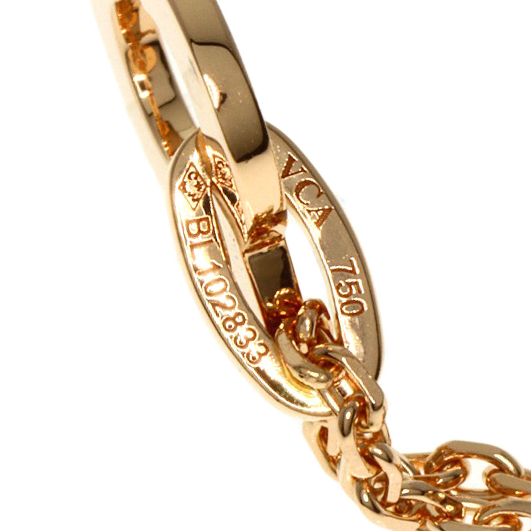 Van Cleef & Arpels Necklace 18K Pink Gold gold Byzantine Alhambra Women Used Authentic
