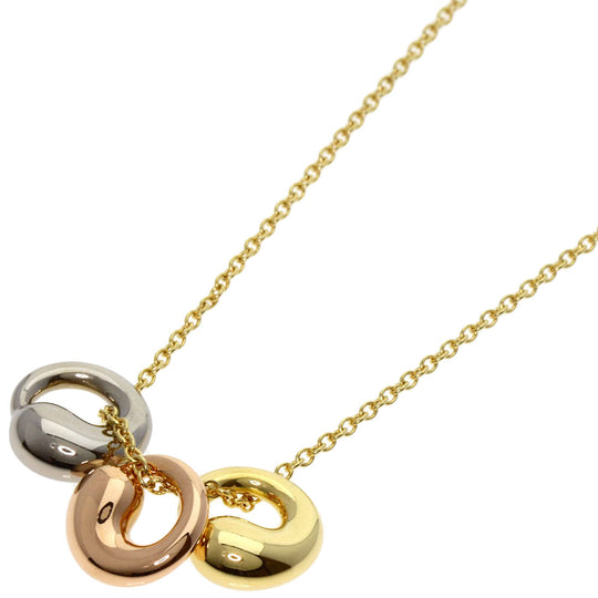 TIFFANY&Co. Necklace 18K Yellow Gold gold eternal three colors