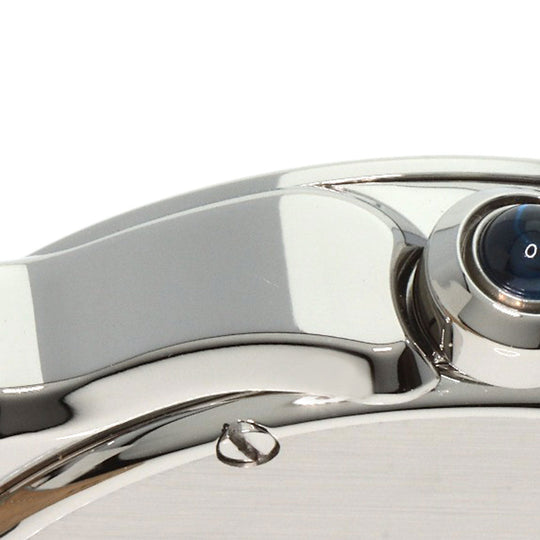 Chopard Watches Quartz 8509 Stainless Steel, Leather Silver Happy Sports Maker Complete White shell dial Women Used Authentic