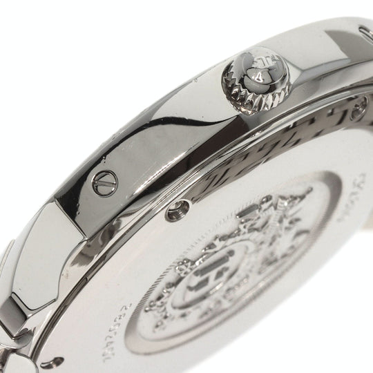 HERMES Watches Mechanical Automatic CP2.810 Stainless Steel , Stainless Steel Silver Clipper Classic white dial mens Used Authentic