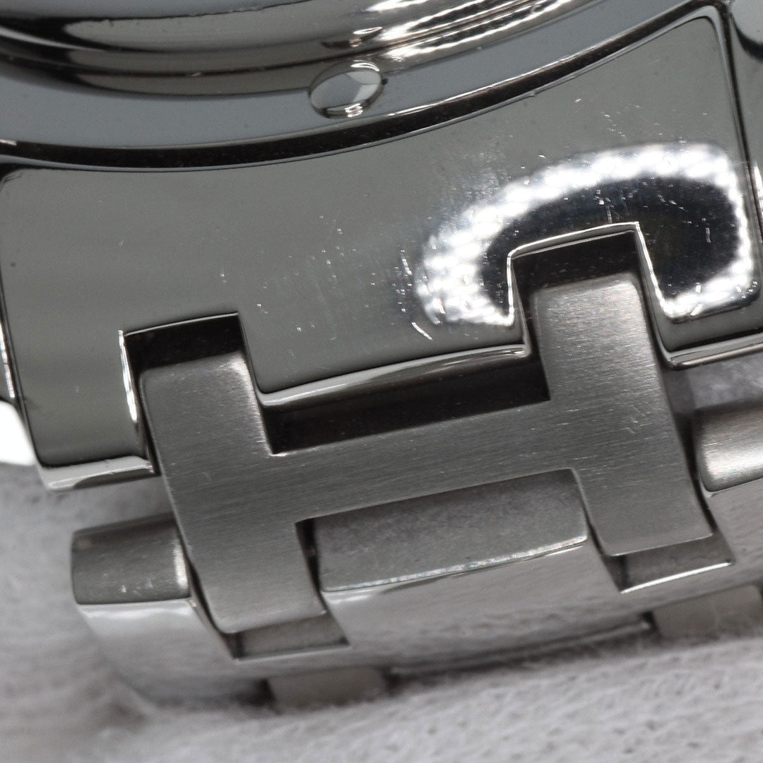 HERMES Watches Mechanical Automatic CP2.810 Stainless Steel , Stainless Steel Silver Clipper Classic white dial mens Used Authentic