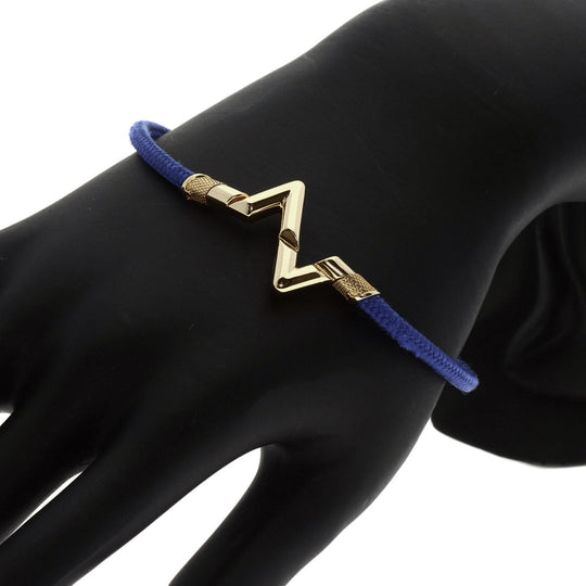 LOUIS VUITTON bracelet 18K Yellow Gold gold LV Vault Upside Down GM Women Used Authentic