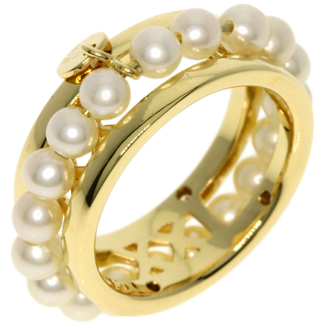 MIKIMOTO Ring 18K Yellow Gold gold Perlita Baby Pearl Diamond 3-piece set 3 colors Women Used Authentic
