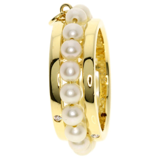 MIKIMOTO Ring 18K Yellow Gold gold Perlita Baby Pearl Diamond 3-piece set 3 colors Women Used Authentic