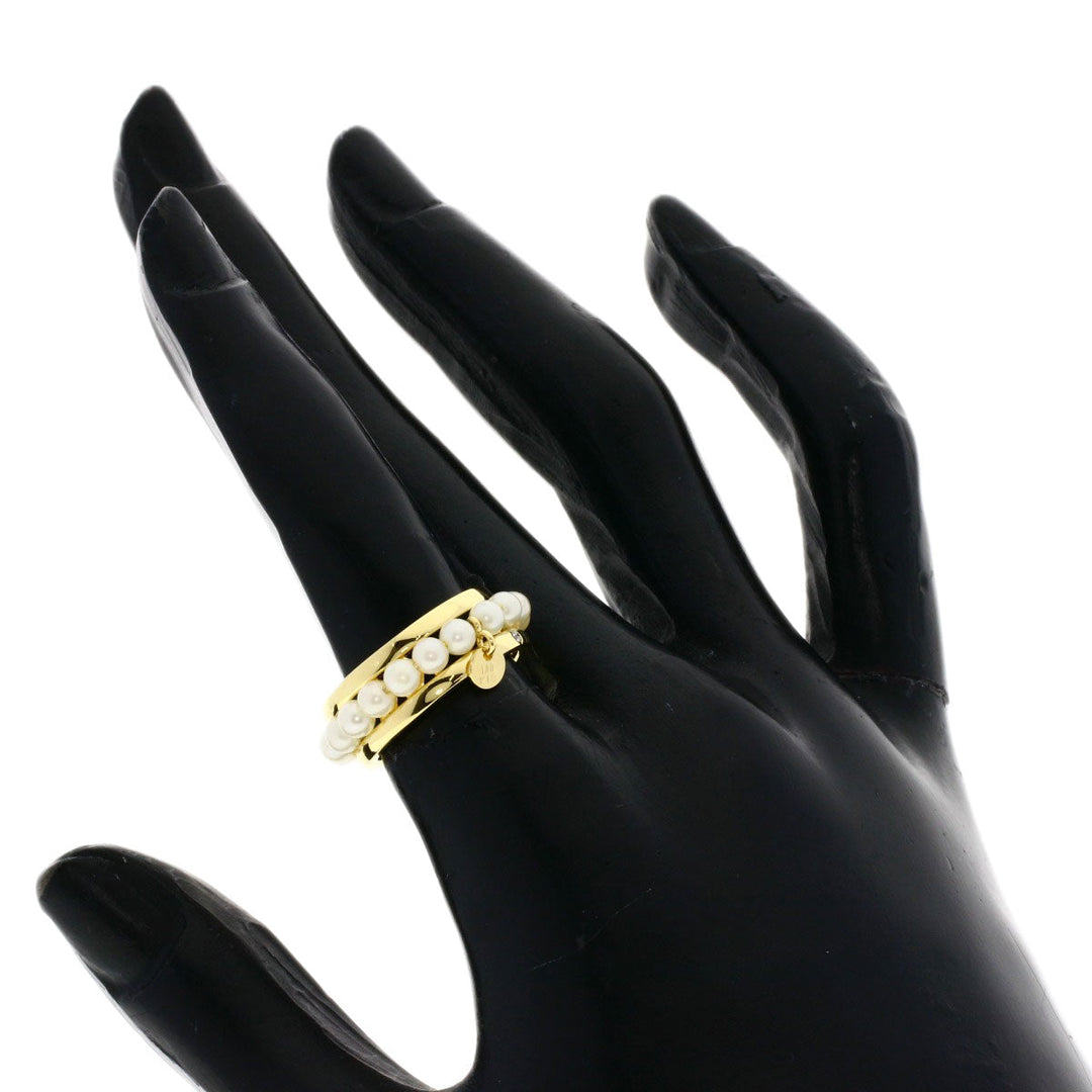 MIKIMOTO Ring 18K Yellow Gold gold Perlita Baby Pearl Diamond 3-piece set 3 colors Women Used Authentic