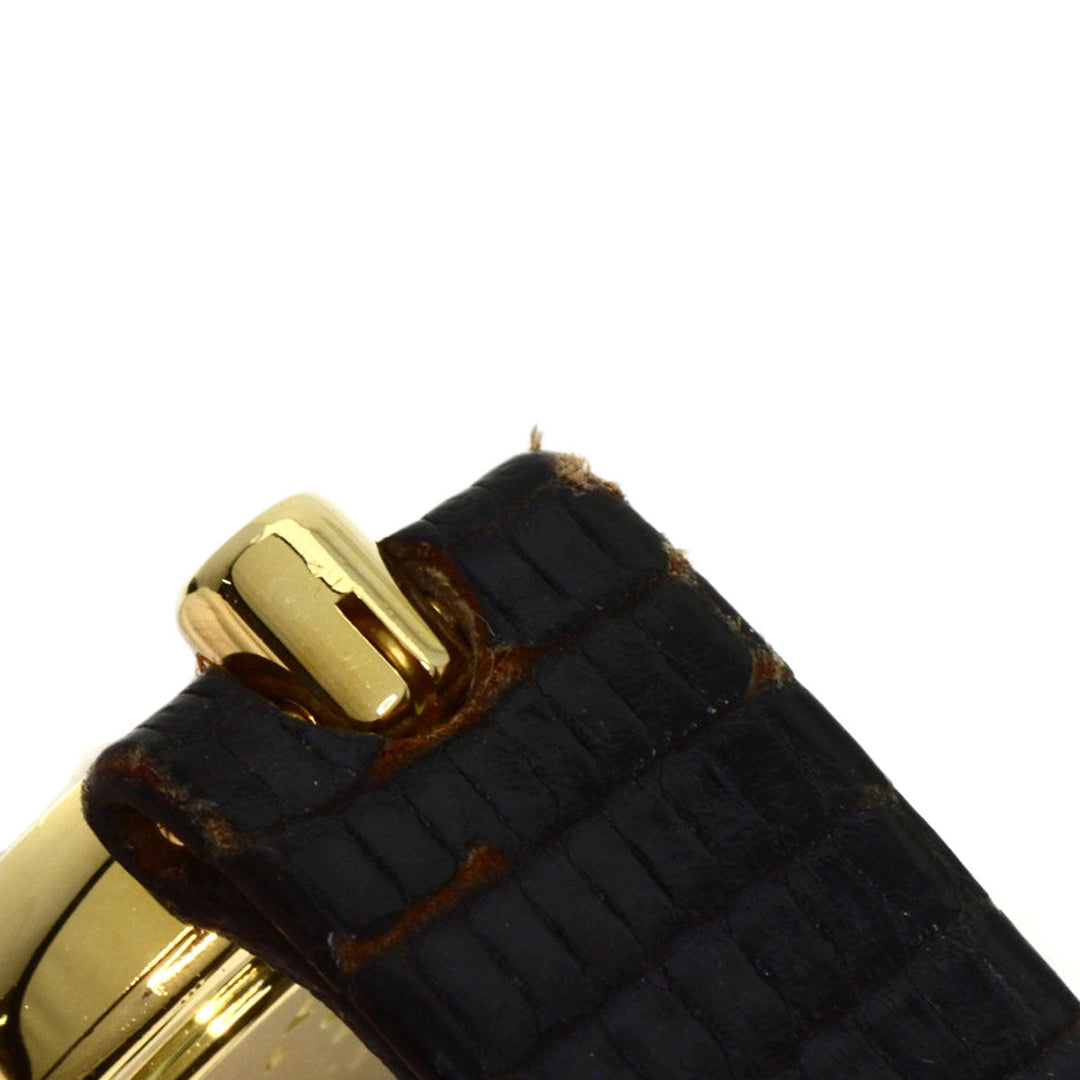 Chopard Watches Quartz 20/3095 K18YG, leather gold Happy diamond gold dial Women Used Authentic