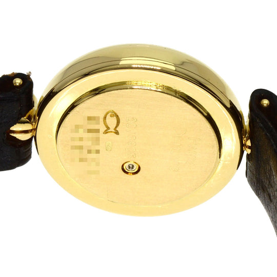 Chopard Watches Quartz 20/3095 K18YG, leather gold Happy diamond gold dial Women Used Authentic