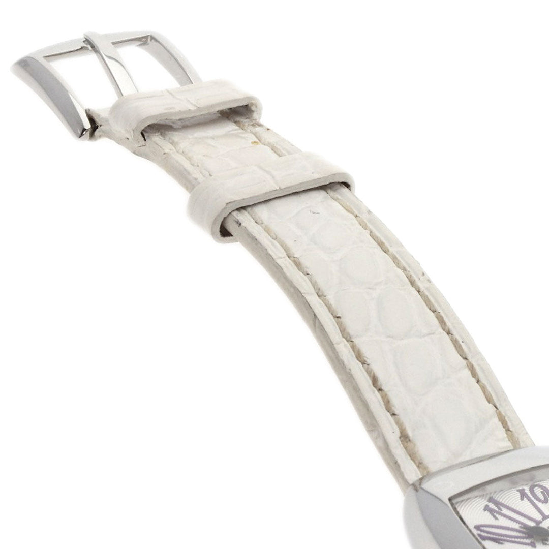 FRANCK MULLER Watches Quartz 2267QZ Stainless Steel, Leather Silver Grace Carbex Silver dial Women Used Authentic