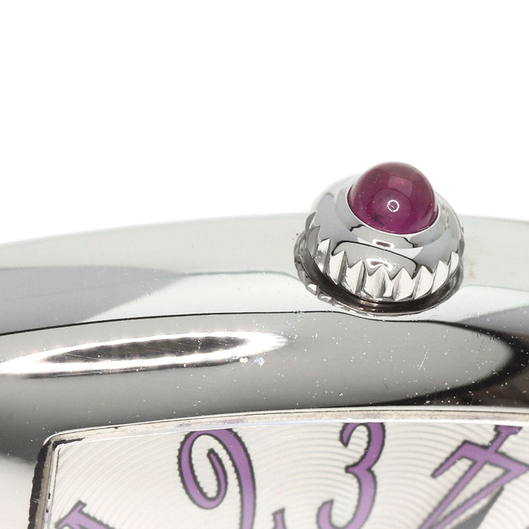 FRANCK MULLER Watches Quartz 2267QZ Stainless Steel, Leather Silver Grace Carbex Silver dial Women Used Authentic