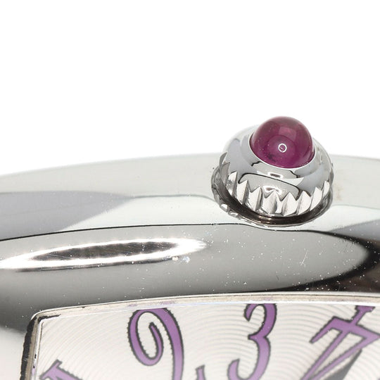 FRANCK MULLER Watches Quartz 2267QZ Stainless Steel, Leather Silver Grace Carbex Silver dial Women Used Authentic