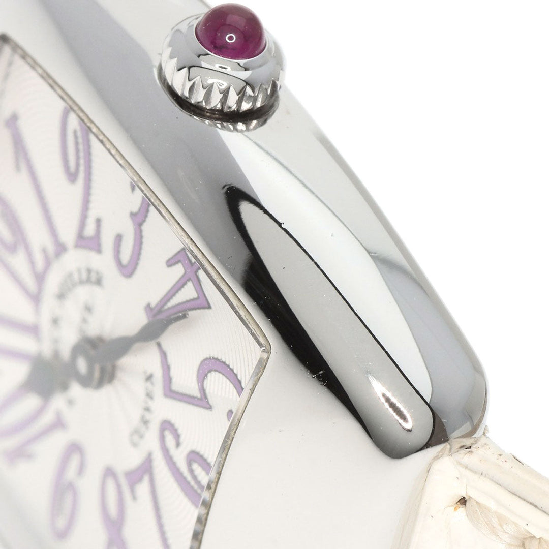 FRANCK MULLER Watches Quartz 2267QZ Stainless Steel, Leather Silver Grace Carbex Silver dial Women Used Authentic