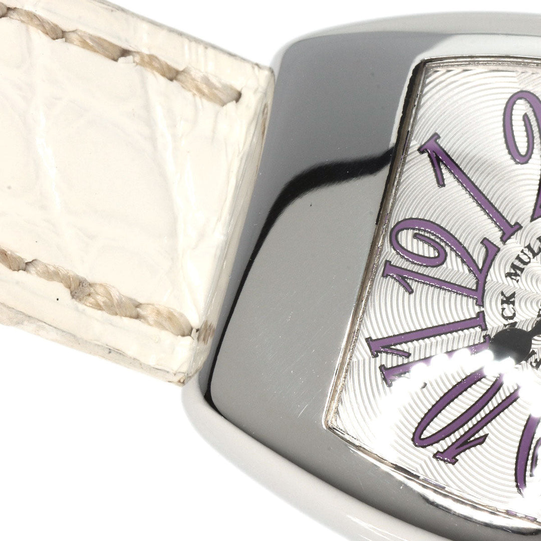 FRANCK MULLER Watches Quartz 2267QZ Stainless Steel, Leather Silver Grace Carbex Silver dial Women Used Authentic