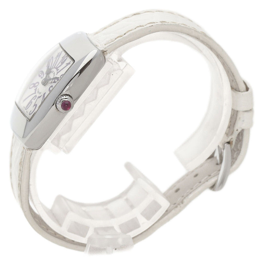 FRANCK MULLER Watches Quartz 2267QZ Stainless Steel, Leather Silver Grace Carbex Silver dial Women Used Authentic