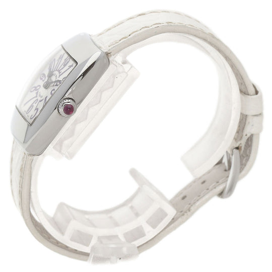 FRANCK MULLER Watches Quartz 2267QZ Stainless Steel, Leather Silver Grace Carbex Silver dial Women Used Authentic