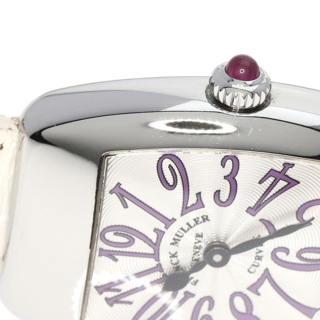 FRANCK MULLER Watches Quartz 2267QZ Stainless Steel, Leather Silver Grace Carbex Silver dial Women Used Authentic