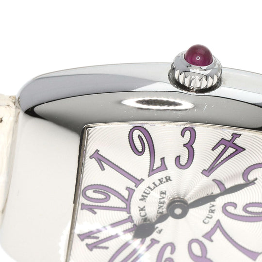 FRANCK MULLER Watches Quartz 2267QZ Stainless Steel, Leather Silver Grace Carbex Silver dial Women Used Authentic