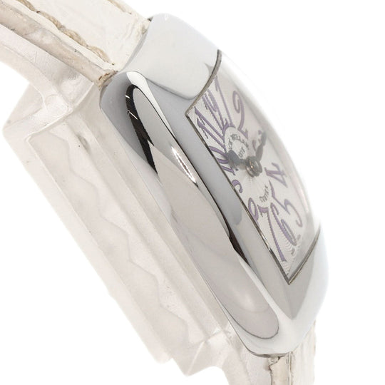 FRANCK MULLER Watches Quartz 2267QZ Stainless Steel, Leather Silver Grace Carbex Silver dial Women Used Authentic