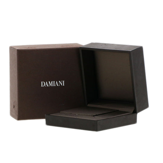 Damiani Necklace K18WG Silver D-Race Diamond Onyx Women Used Authentic