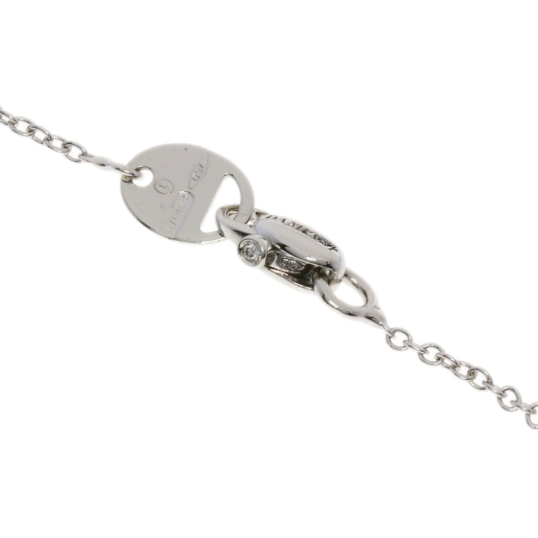 Damiani Necklace K18WG Silver D-Race Diamond Onyx Women Used Authentic