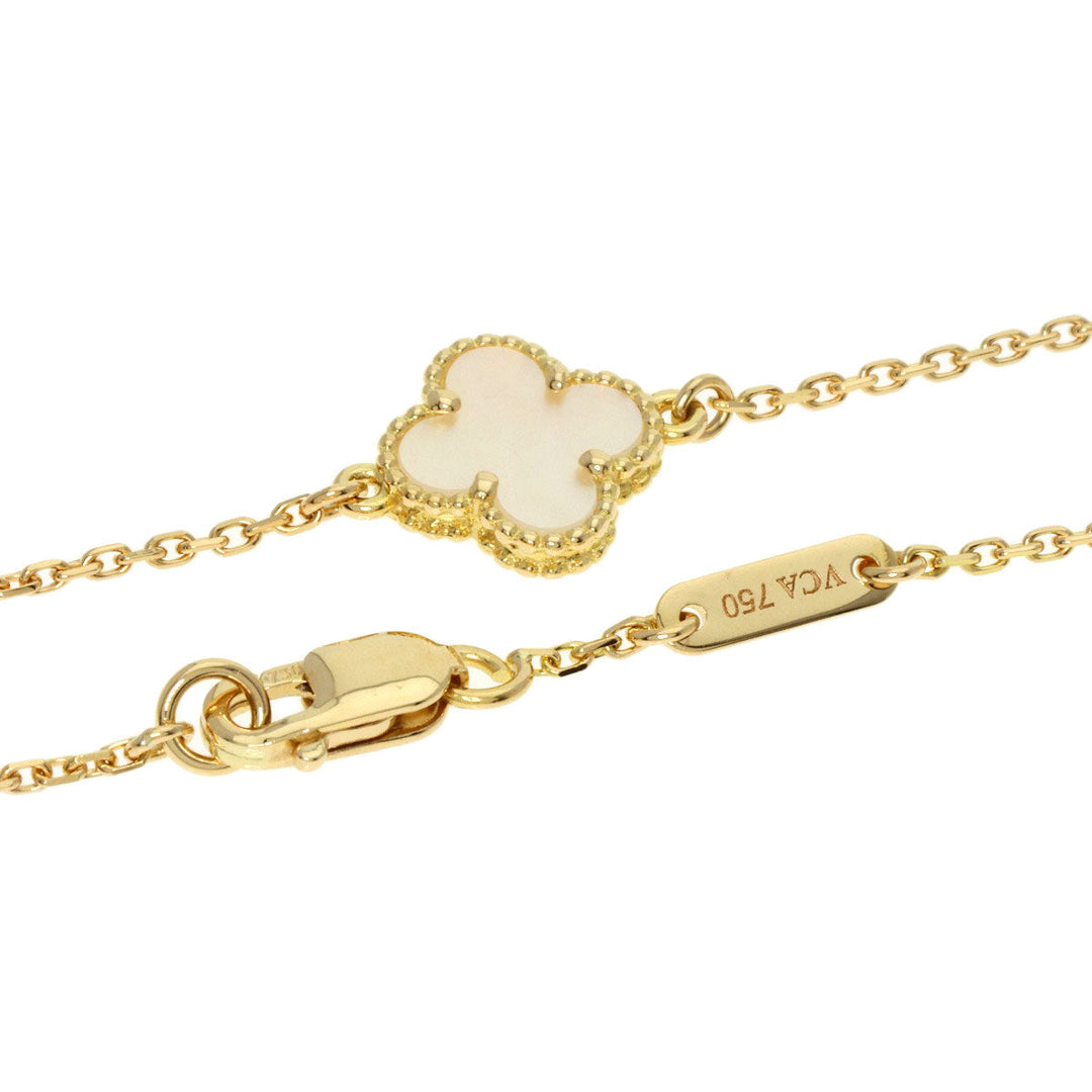 Van Cleef & Arpels bracelet 18K Yellow Gold gold Sweet Alhambra Shell Women Used Authentic